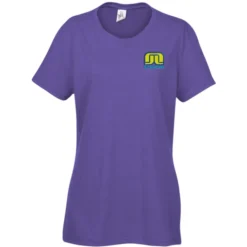 Optimal Tri-Blend T-Shirt - Ladies' - Embroidered