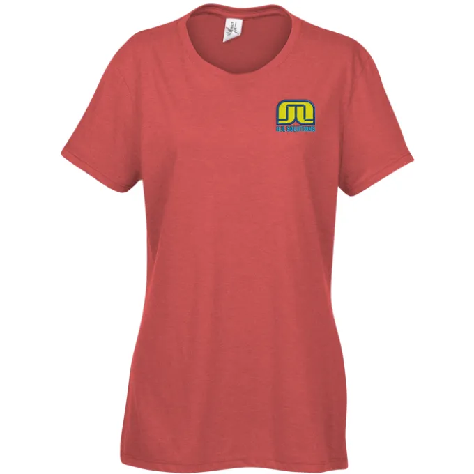 Optimal Tri-Blend T-Shirt - Ladies' - Embroidered