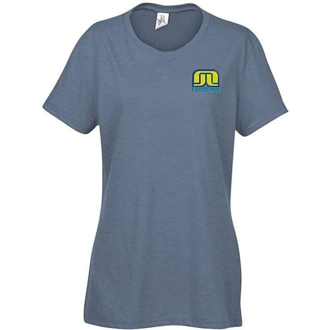 Optimal Tri-Blend T-Shirt - Ladies' - Embroidered