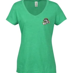 Optimal Tri-Blend V-Neck T-Shirt - Ladies' - Embroidered