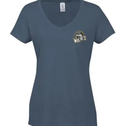 Optimal Tri-Blend V-Neck T-Shirt - Ladies' - Embroidered