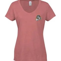 Optimal Tri-Blend V-Neck T-Shirt - Ladies' - Embroidered