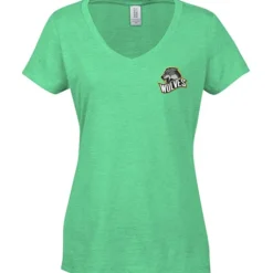 Optimal Tri-Blend V-Neck T-Shirt - Ladies' - Embroidered
