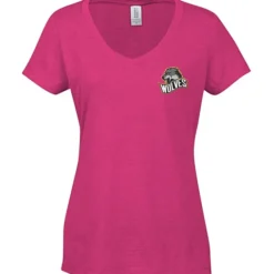 Optimal Tri-Blend V-Neck T-Shirt - Ladies' - Embroidered