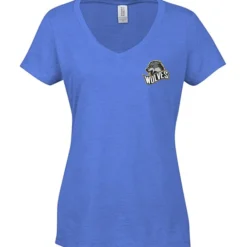 Optimal Tri-Blend V-Neck T-Shirt - Ladies' - Embroidered