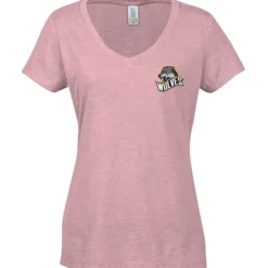 Optimal Tri-Blend V-Neck T-Shirt - Ladies' - Embroidered