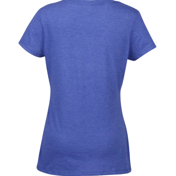 Optimal Tri-Blend V-Neck T-Shirt - Ladies' - Embroidered
