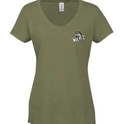 Optimal Tri-Blend V-Neck T-Shirt - Ladies' - Embroidered