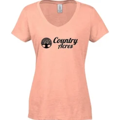 Optimal Tri-Blend V-Neck T-Shirt - Ladies' - Screen