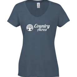 Optimal Tri-Blend V-Neck T-Shirt - Ladies' - Screen