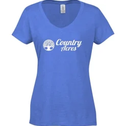 Optimal Tri-Blend V-Neck T-Shirt - Ladies' - Screen