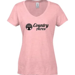 Optimal Tri-Blend V-Neck T-Shirt - Ladies' - Screen