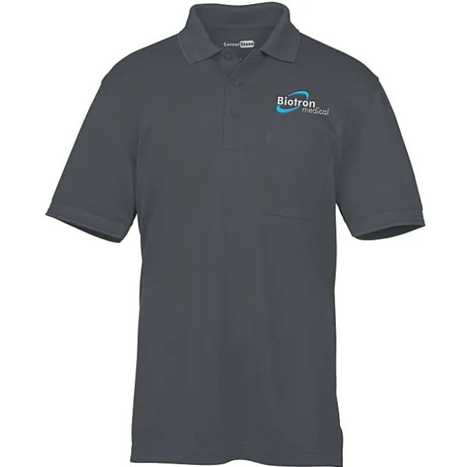 Optimum Snag Proof Pique Pocket Polo
