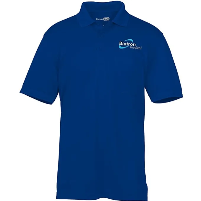 Optimum Snag Proof Pique Pocket Polo