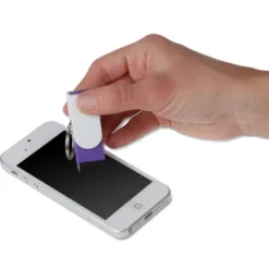 Orbit Phone Stand Cleaner Combo Keychain