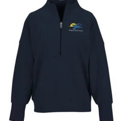 Ottoman Rib 1/4-Zip Pullover - Ladies'