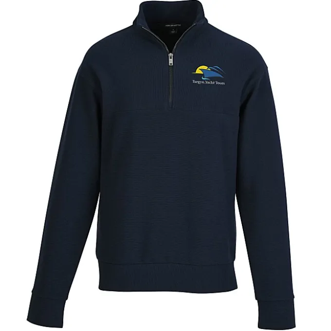 Ottoman Rib 1/4-Zip Pullover - Men's
