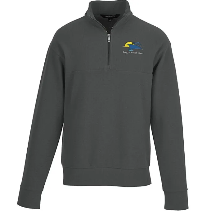 Ottoman Rib 1/4-Zip Pullover - Men's