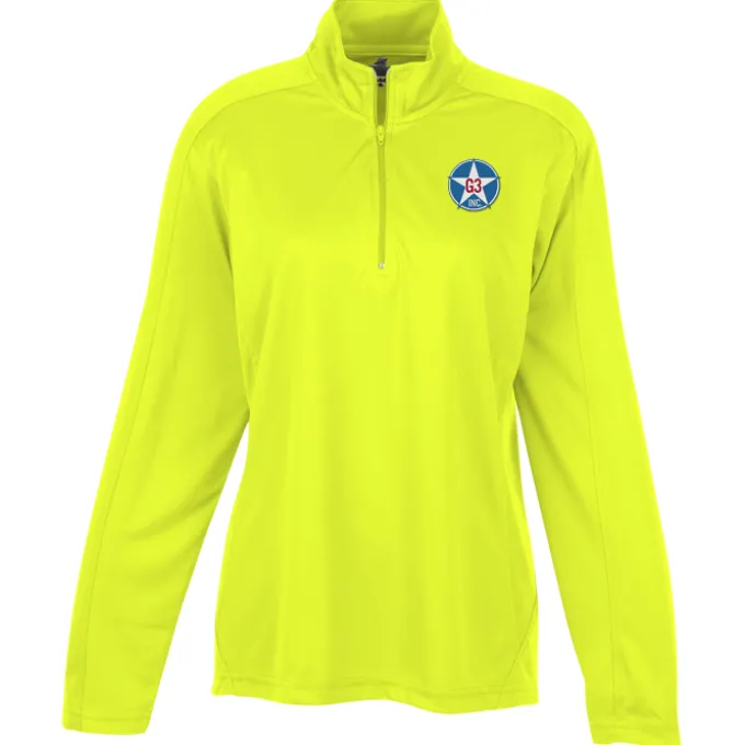 3.8-ounce Performance 1/4-Zip Pullover - Ladies' - Embroidered