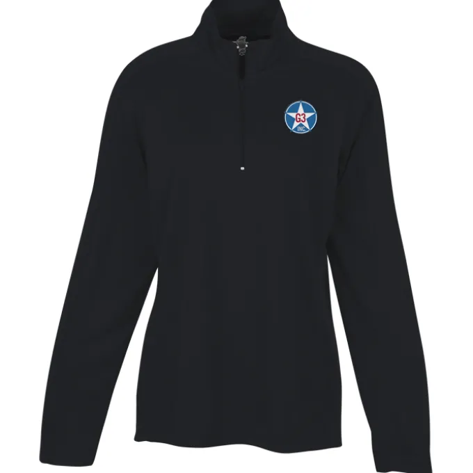 3.8-ounce Performance 1/4-Zip Pullover - Ladies' - Embroidered
