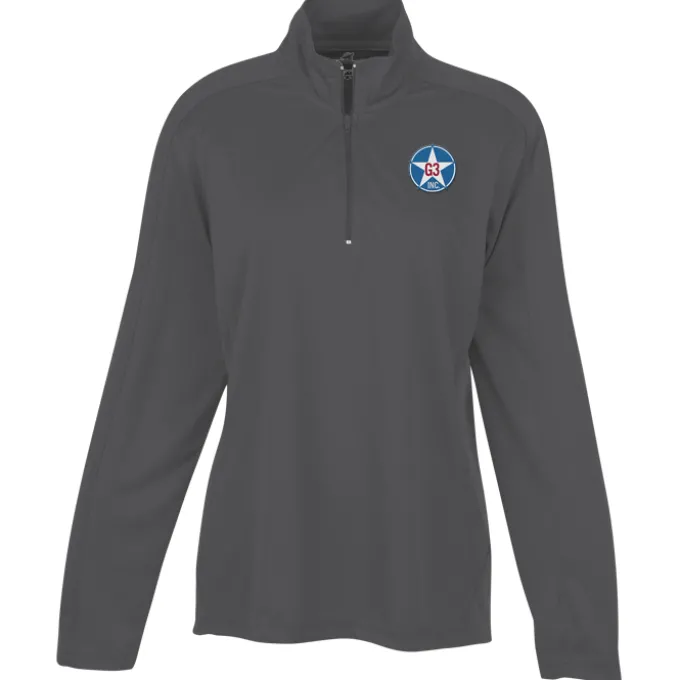 3.8-ounce Performance 1/4-Zip Pullover - Ladies' - Embroidered