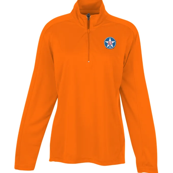 3.8-ounce Performance 1/4-Zip Pullover - Ladies' - Embroidered