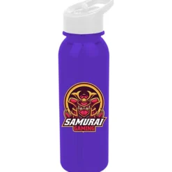 Outdoor Bottle with Flip Straw Lid - 24 oz - Full Color