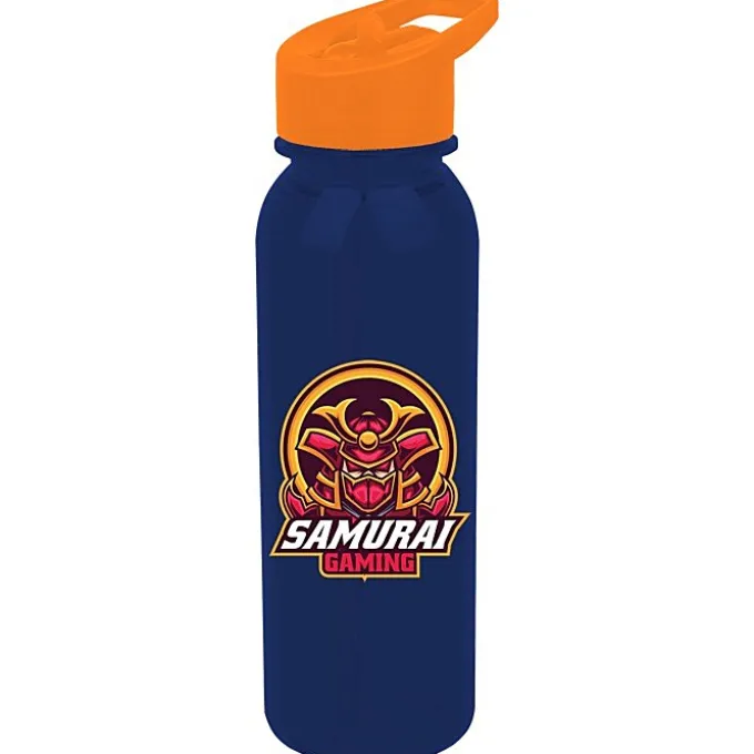 Outdoor Bottle with Flip Straw Lid - 24 oz - Full Color