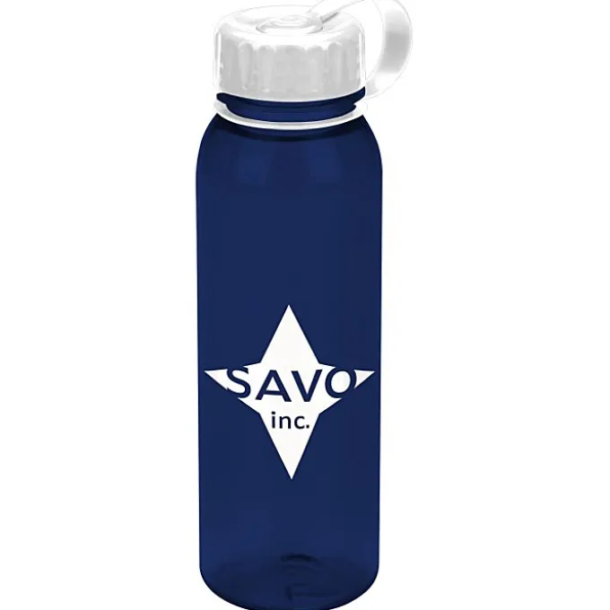 Outdoor Bottle with Tethered Lid - 24 oz