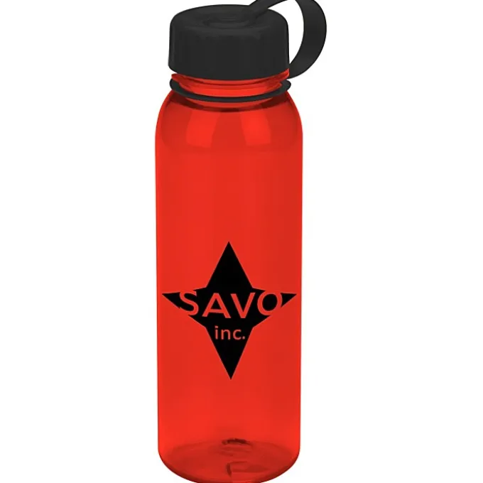Outdoor Bottle with Tethered Lid - 24 oz