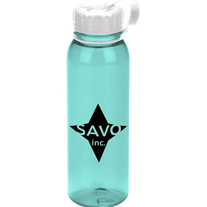 Outdoor Bottle with Tethered Lid - 24 oz