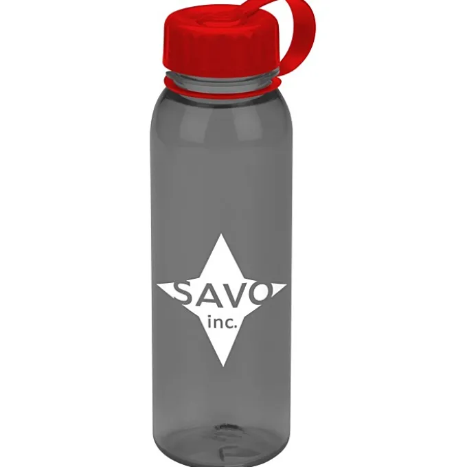Outdoor Bottle with Tethered Lid - 24 oz