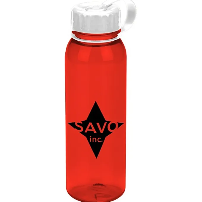 Outdoor Bottle with Tethered Lid - 24 oz