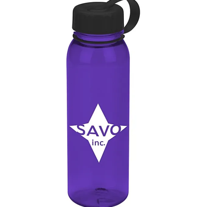 Outdoor Bottle with Tethered Lid - 24 oz
