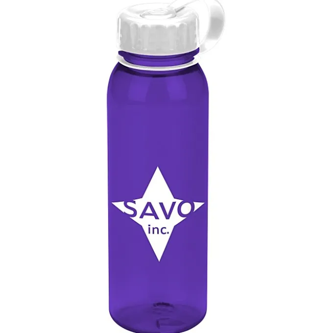 Outdoor Bottle with Tethered Lid - 24 oz
