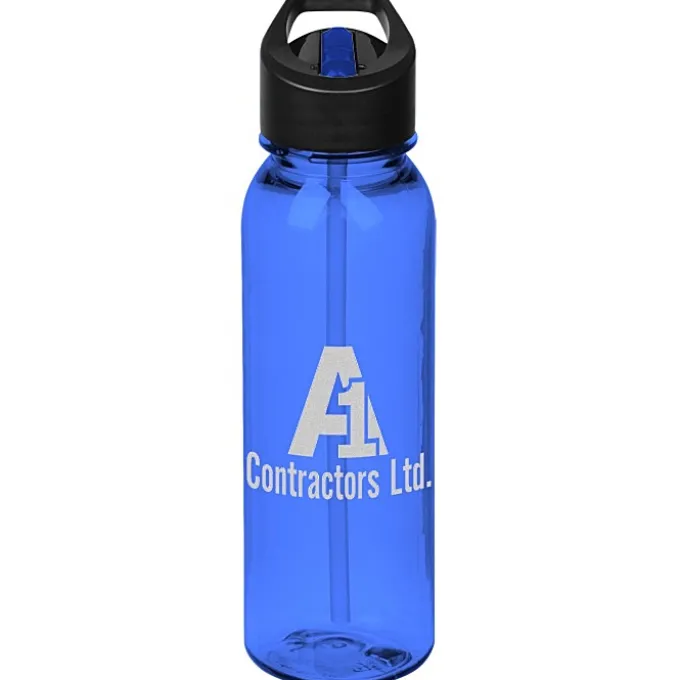 Outdoor Bottle with Two-Tone Flip Straw Lid - 24 oz