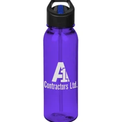 Outdoor Bottle with Two-Tone Flip Straw Lid - 24 oz