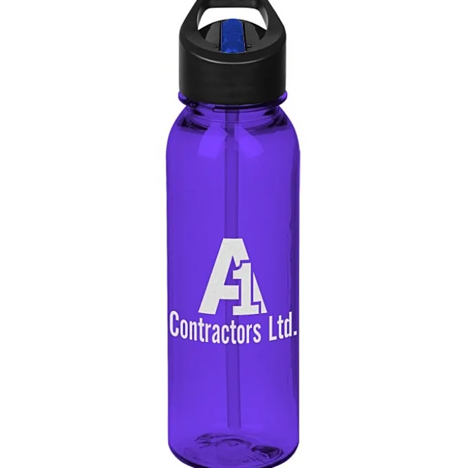 Outdoor Bottle with Two-Tone Flip Straw Lid - 24 oz
