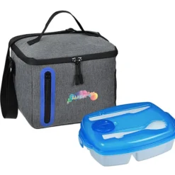 Oval Locking Lid Lunch Set