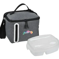 Oval Locking Lid Lunch Set