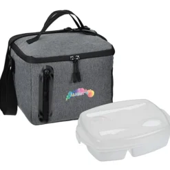 Oval Locking Lid Lunch Set