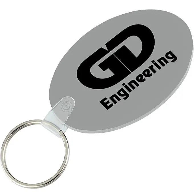 Oval Soft Keychain - Opaque