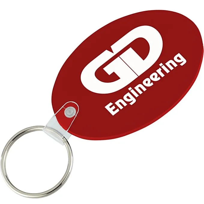 Oval Soft Keychain - Opaque