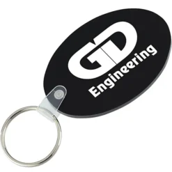 Oval Soft Keychain - Opaque