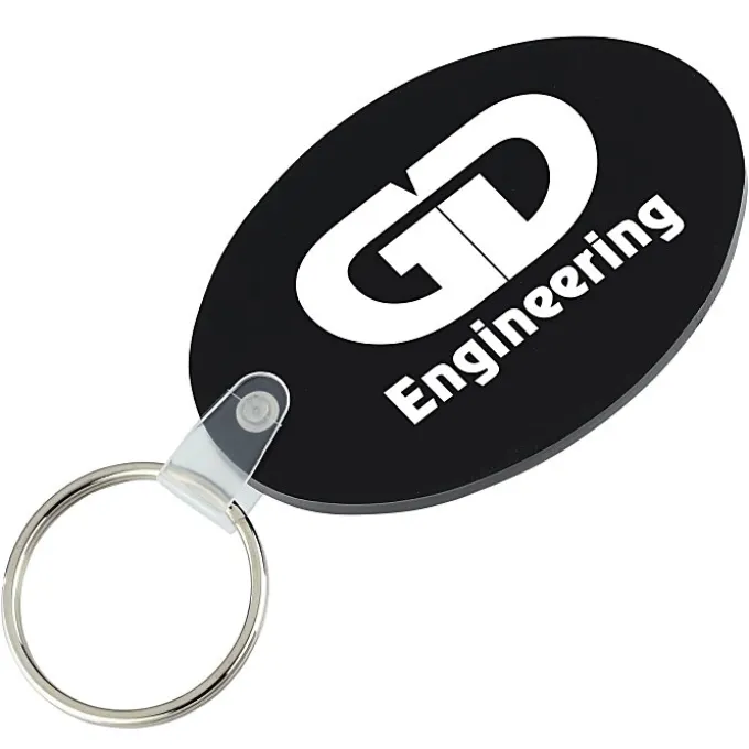 Oval Soft Keychain - Opaque