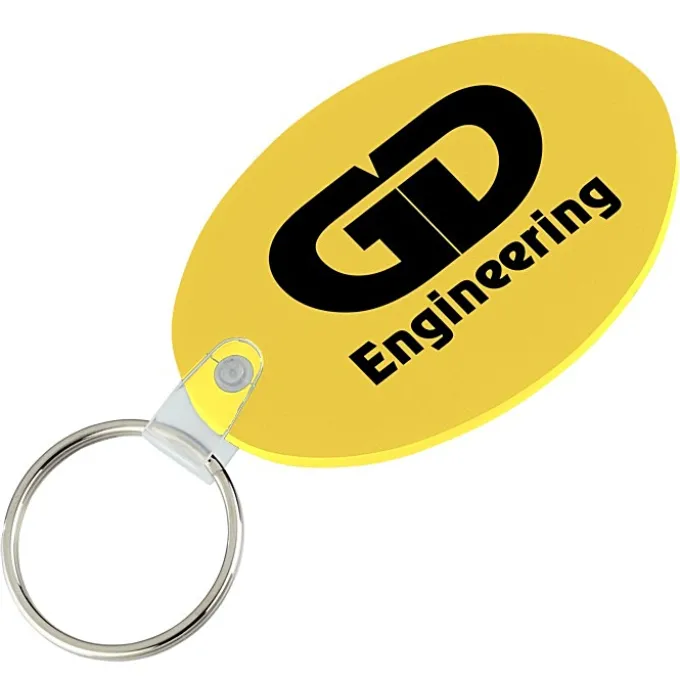 Oval Soft Keychain - Opaque