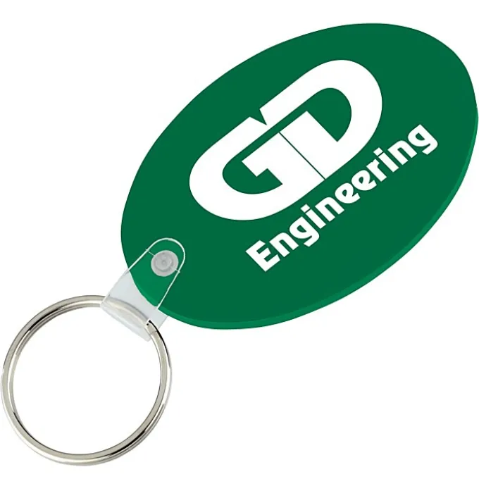Oval Soft Keychain - Opaque