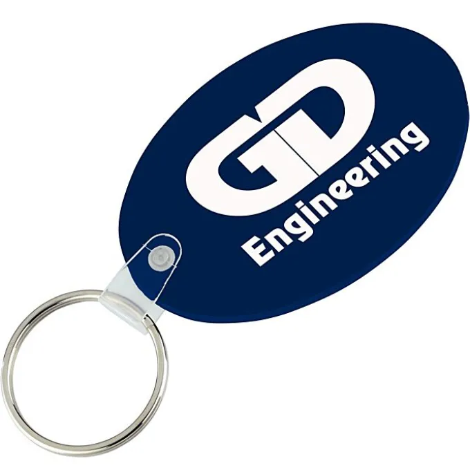 Oval Soft Keychain - Opaque