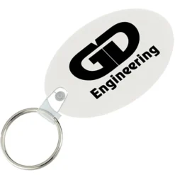 Oval Soft Keychain - Opaque