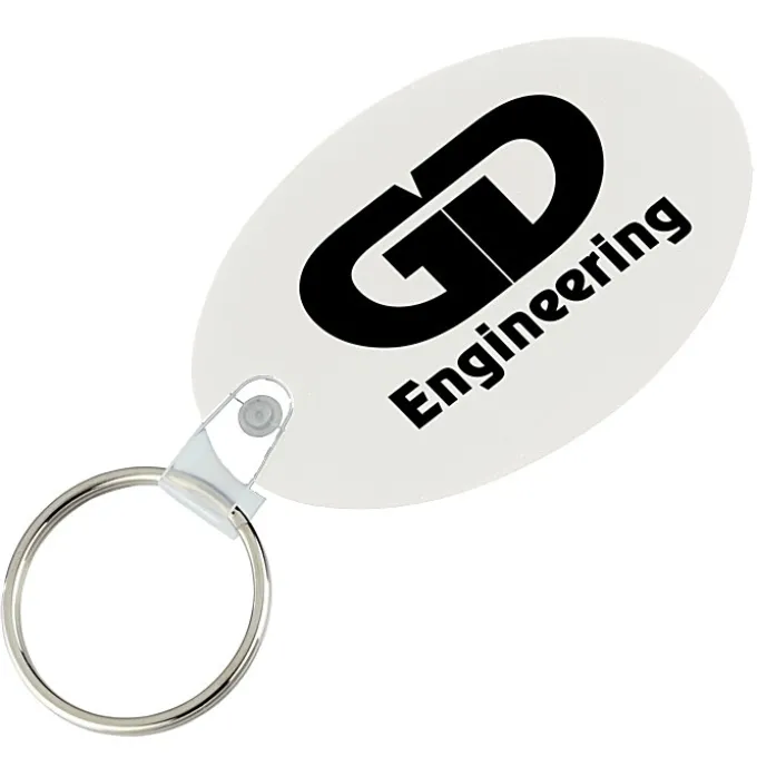 Oval Soft Keychain - Opaque